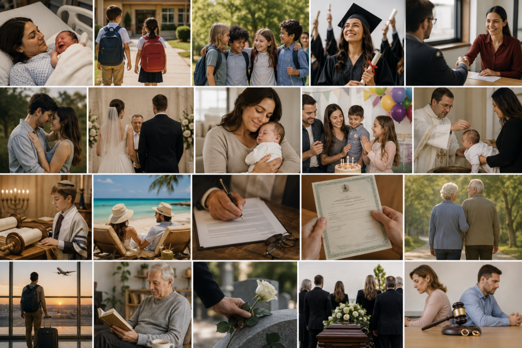 Brazilian Portuguese Vocabulary for Life Events: Birth, School, Marriage, Work, and More