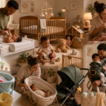 Learn Brazilian Portuguese baby vocabulary for care, sleep, play, feeding, safety, and outings with natural examples.