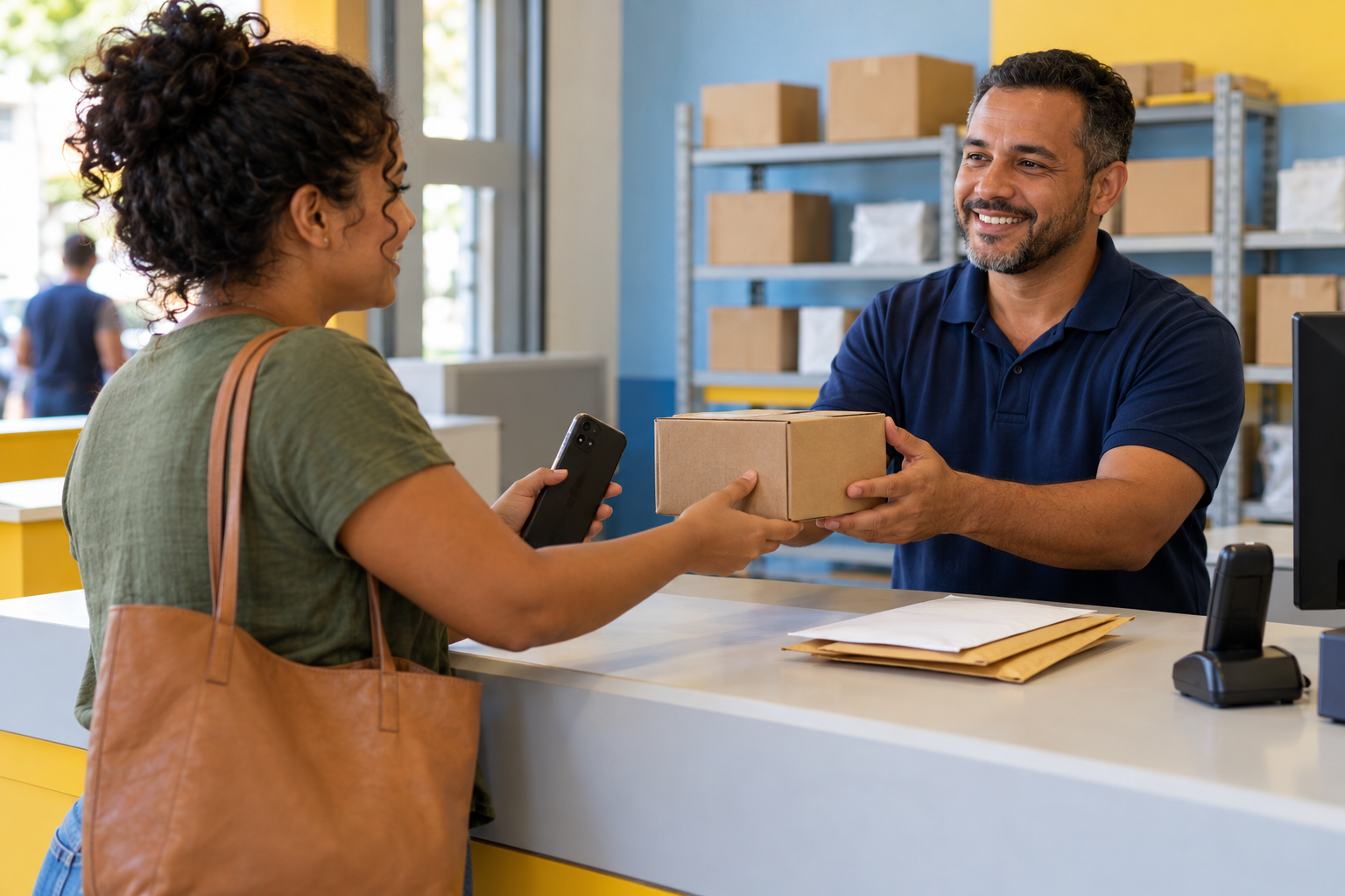 Learn Brazilian Portuguese communication vocabulary for mail, deliveries, phone calls, and messages, with examples and exercises.